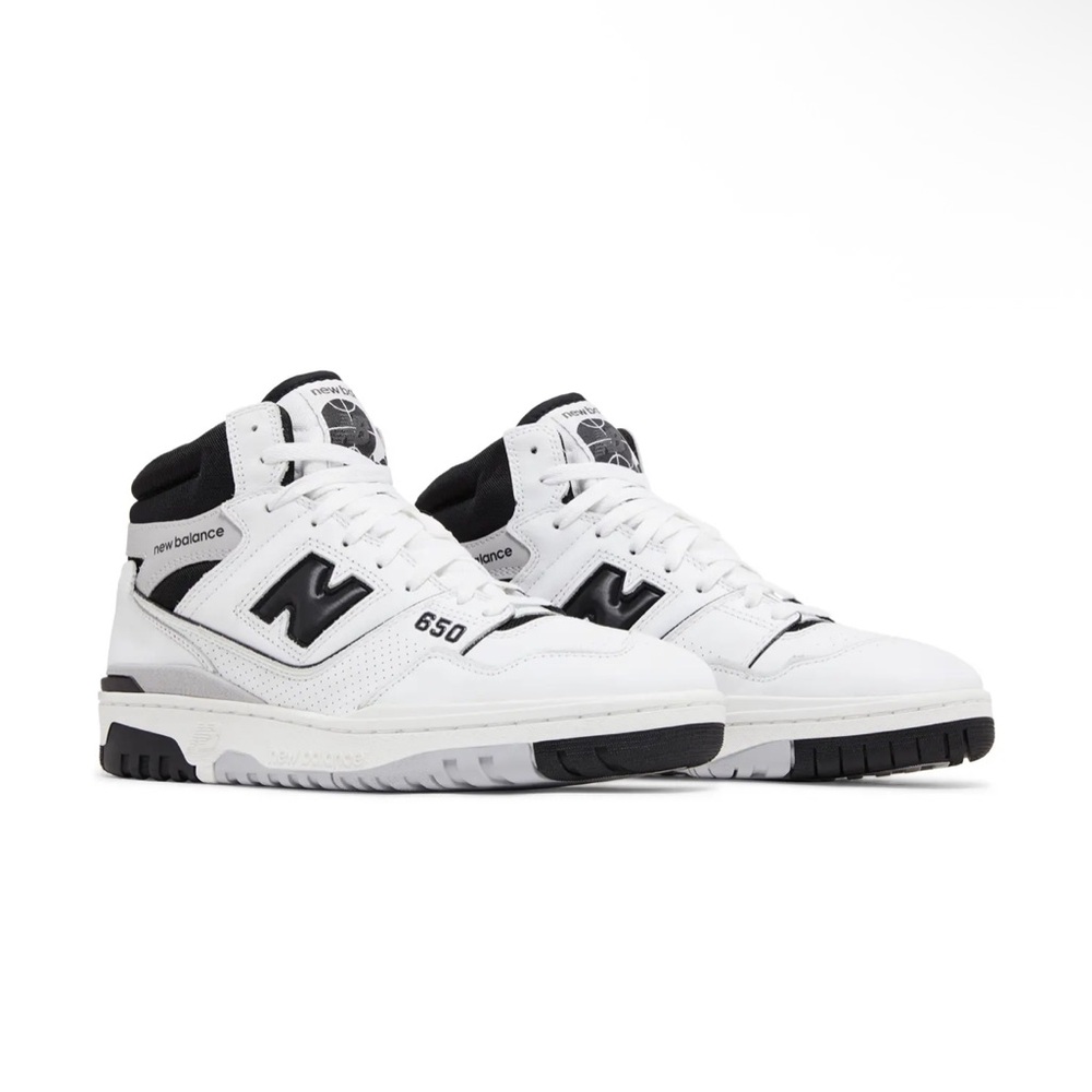 New Balance 650 R Men's White and Black Sneakers